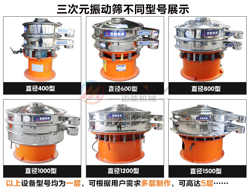 茴香振動篩不同型號